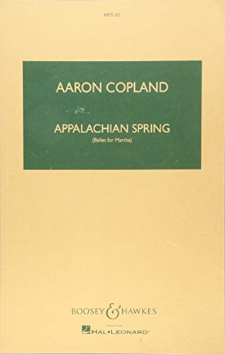 Appalachian Spring: Ballet for Martha. Orchester. Studienpartitur.: Score (Hawkes Pocket Scores)